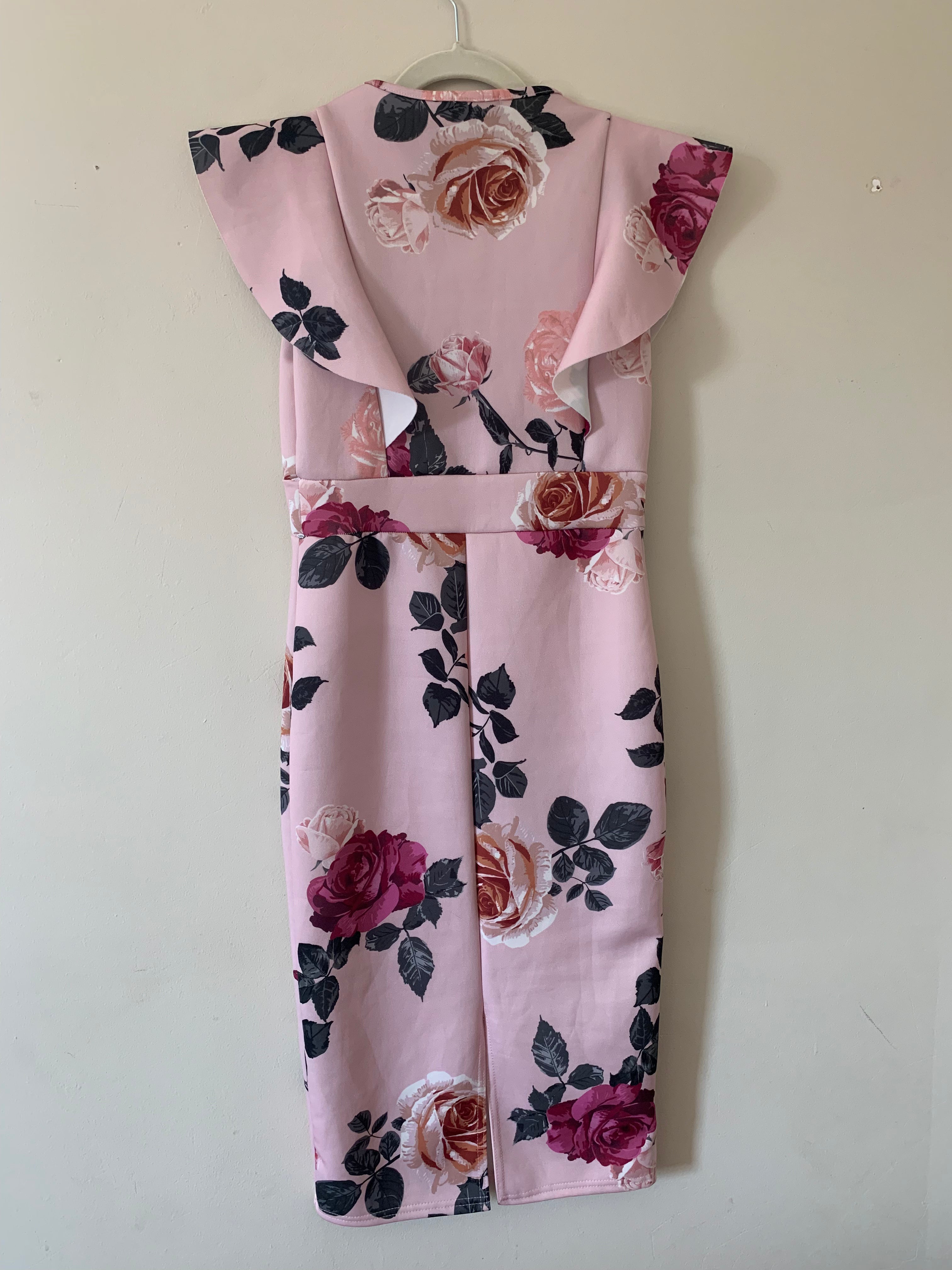 pretty little thing pink midi dress Plus Size Pink Dresses
