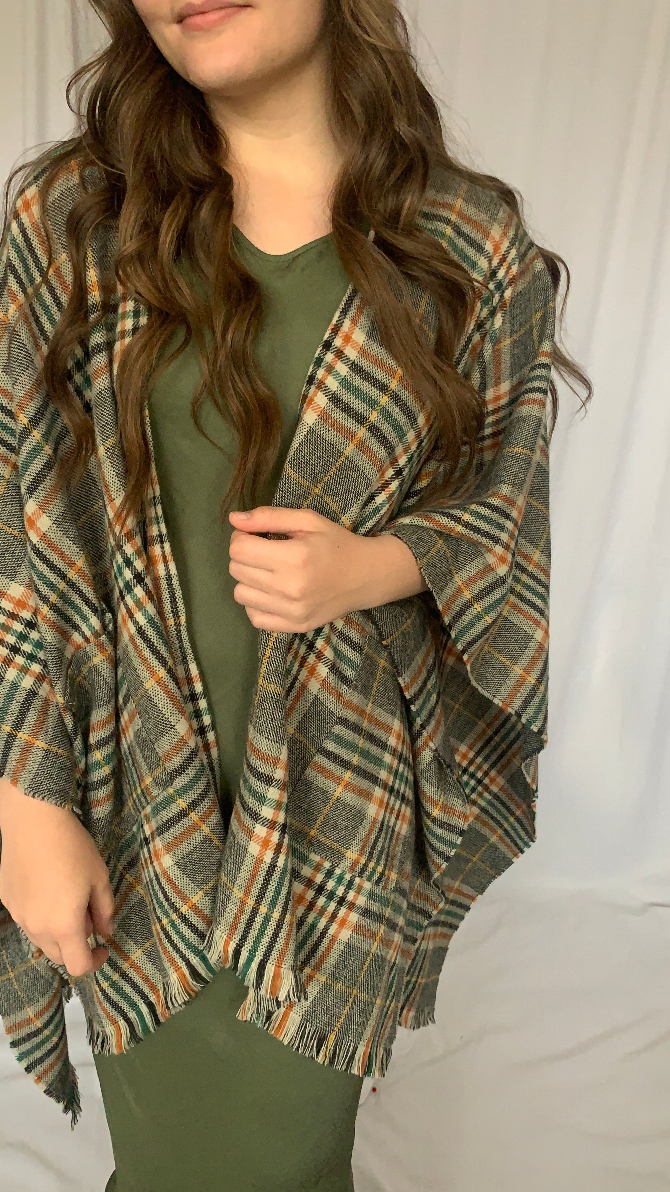 Plaid Kimono