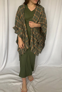 Plaid Kimono