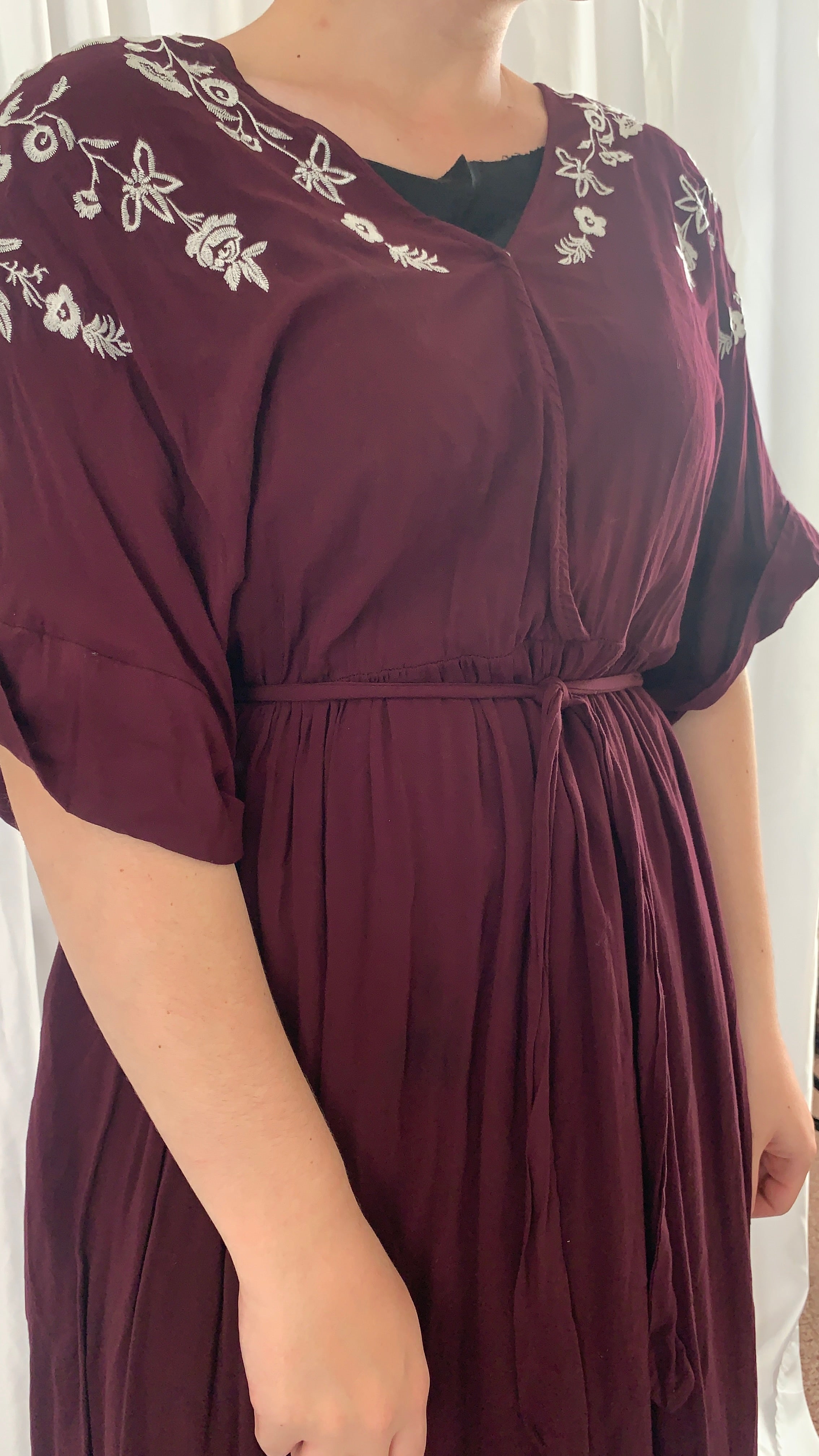 Maroon Dress