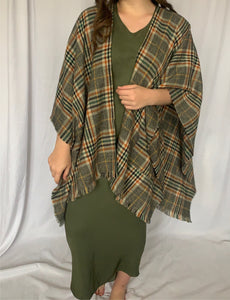 Plaid Kimono