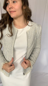 Grey&White Blazer